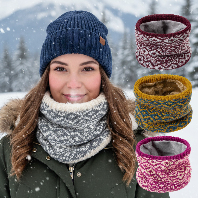Neck Gaiter Fleece - 1-6 Stück Winter-Halswärmer, Fleece-gefüttert, thermisch, winddicht,