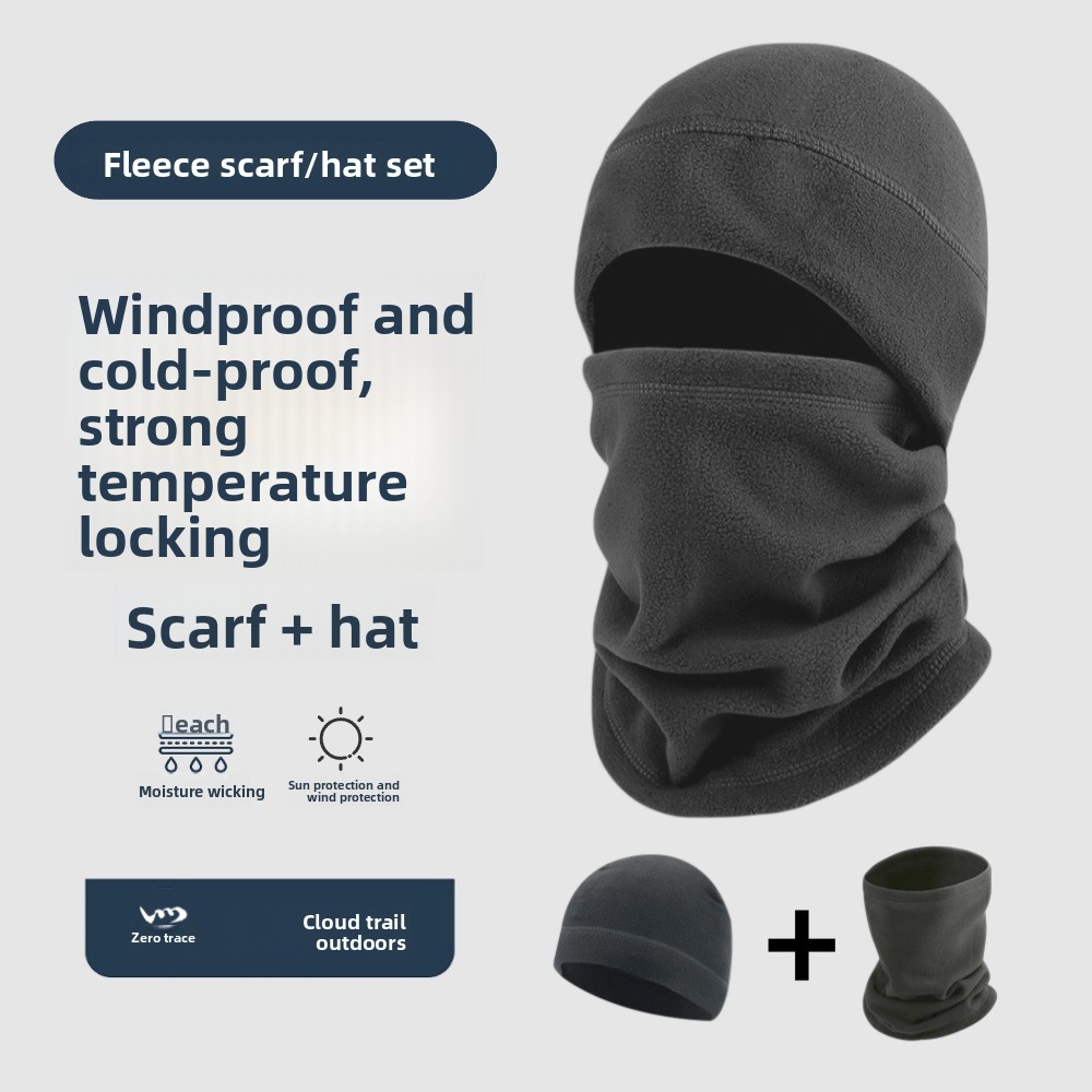 Neck Gaiter Fleece - Winter- und Herbst-Fleecemütze für den Außenbereich
