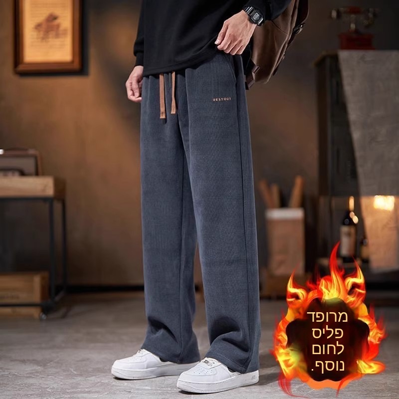 Corduroy Pant Warm - Herren Cordhose, dick gefüttert, warm, sportlich,