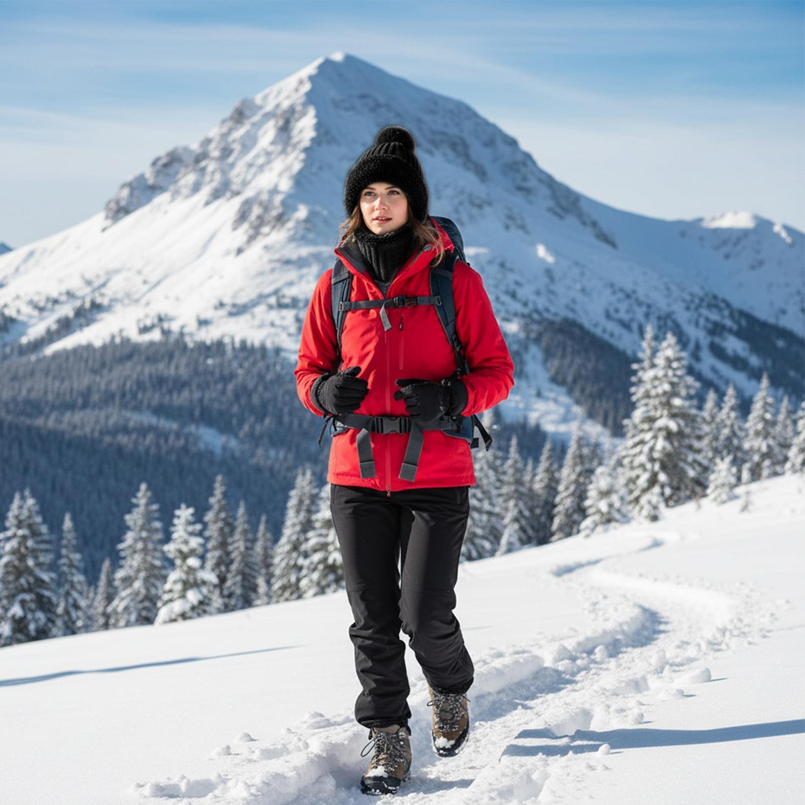 Neck Gaiter Fleece - Wintermützen für Damen, Beanie für kaltes