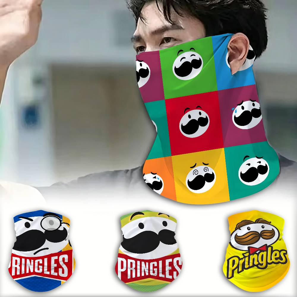 Neck Gaiter Fleece - Fashion P-Pringles L-LLC Winddichte Vollgesichtsmaske Warmer