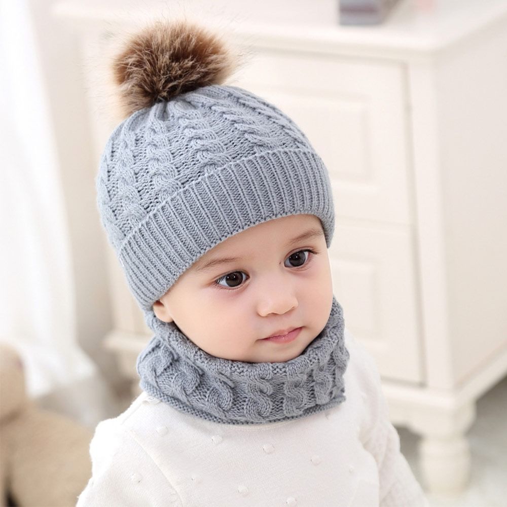2-teiliges Winter-Set: Ohrensc – Knit Beanie Hat Warm Bewertung und Preis